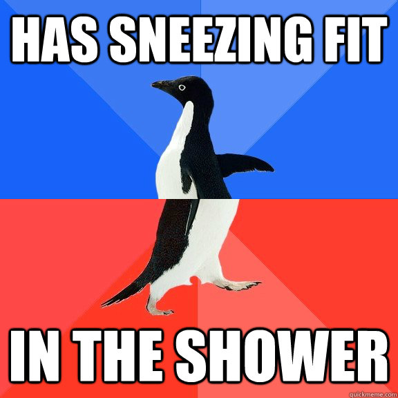 Shower sneezes preview