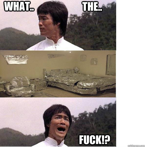 WHAT.. FUCK!? THE.. - BRUCE LEE ROY - quickmeme