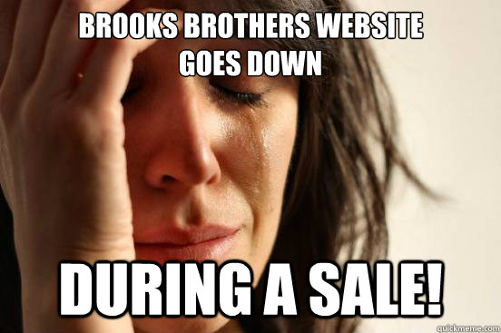 brooks brothers website down