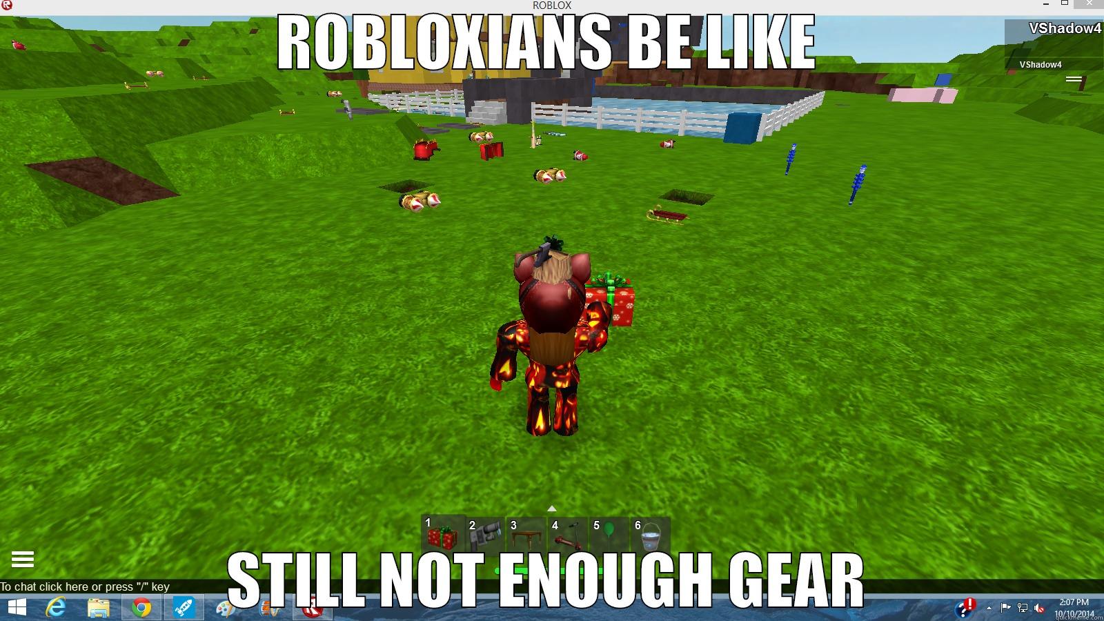 Roblox Lotsa Gear Quickmeme
