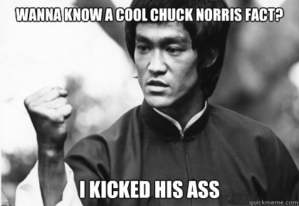 Chuck norris gets ass kicked