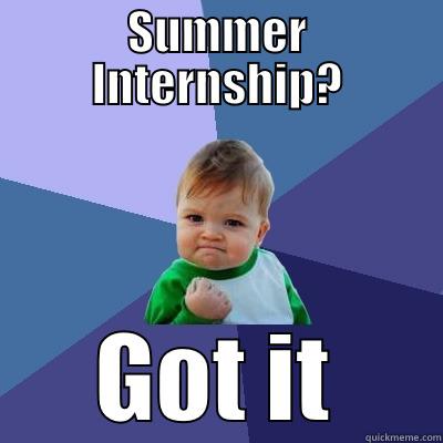 Summer Intern Memes
