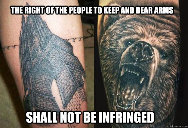 Meme be shall not infringed What Part
