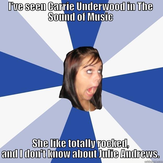 Julie Andrews vs. Carrie Underwood - quickmeme