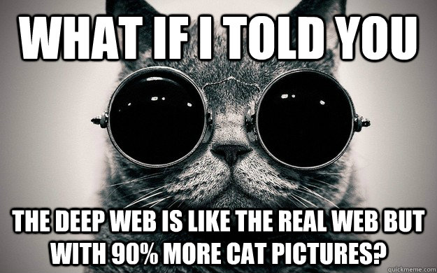 What If I Told You The Deep Web Is Like The Real Web But With 90