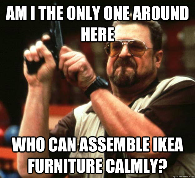 Am I The Only One Around Here Who Can Assemble Ikea Furniture