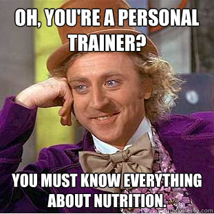 Meme personal trainer Humour Personal