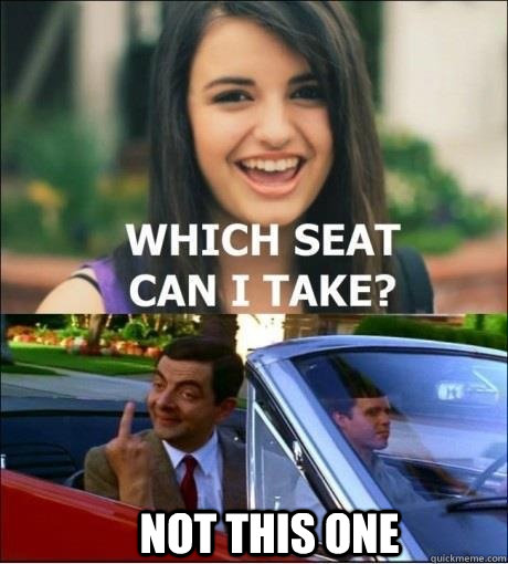 Not this one - mr bean swag - quickmeme