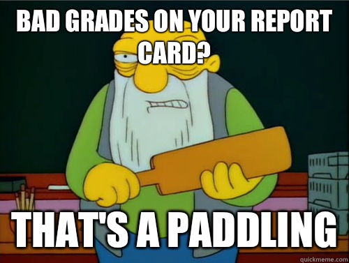 Image result for report card funny