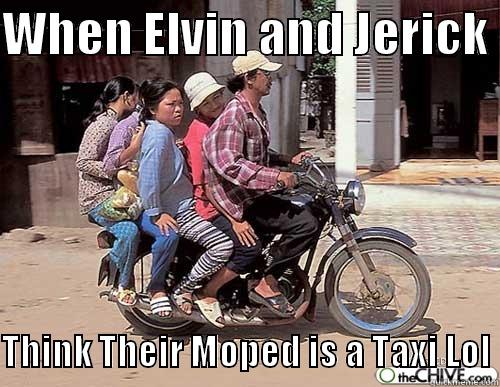 Elvin and Jerick's Moped - quickmeme