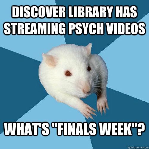 Discover library has streaming psych videos What's 